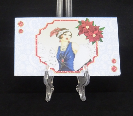 Beautiful Art Deco Christmas - Money Wallet by Joan Prince