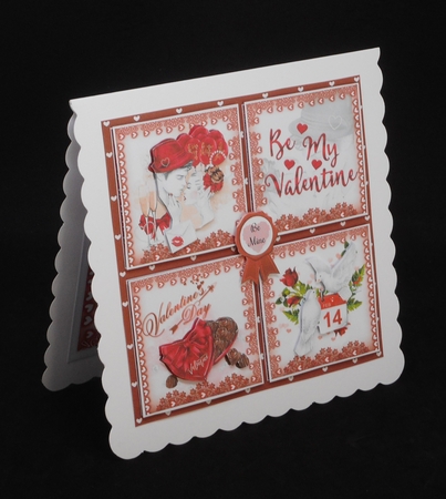 Valentine Collage Mini Page Kit by Joan Prince