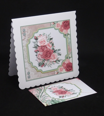 Beautiful Roses For Your Birthday - 7x7 Mini Kit by Joan Prince