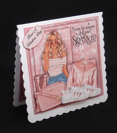 Always Sparkle Mini Card Kit #4 7x7 by Joan Prince