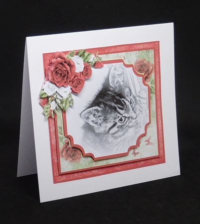 Kitten Birthday Wishes - 7x7 Mini Kit by Joan Prince
