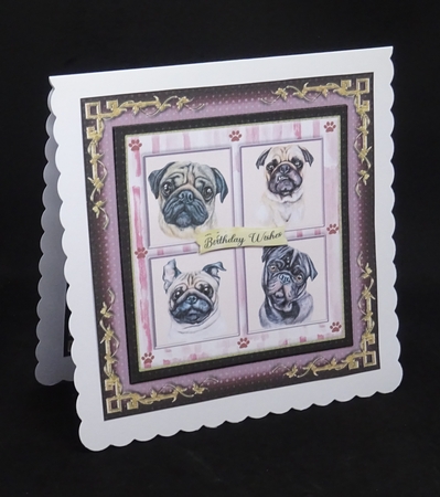 Pugs In My Garden by Joan Prince