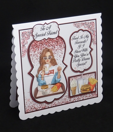 Birthday Meal  Mini Card Kit #2 by Joan Prince