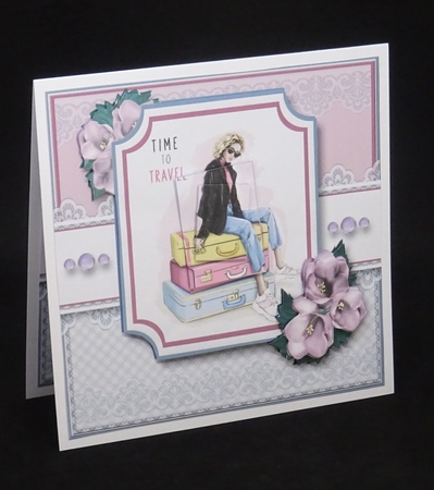 8x8 Time to Travel Mini Kit - x4 A4 sheets  by Joan Prince