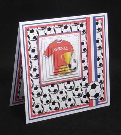 8x8 Arsenal Football Club Pyramage Mini Kit - x4 A4 Sheets   by Joan Prince