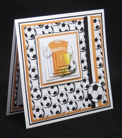 8x8 Blackpool Football Club Mini Pyramage Kit - x4 A4 Sheets  by Joan Prince
