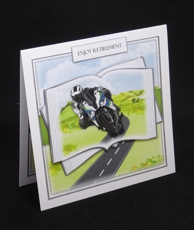 Motorbike Open Book by Joan Prince