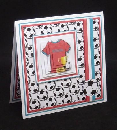 8x8 Walsall Football Club Mini Pyramage Kit - x4 A4 Sheets  by Joan Prince