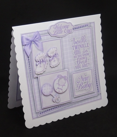 Twinkle Twinkle Baby Boy/Girl Purple #1 by Joan Prince