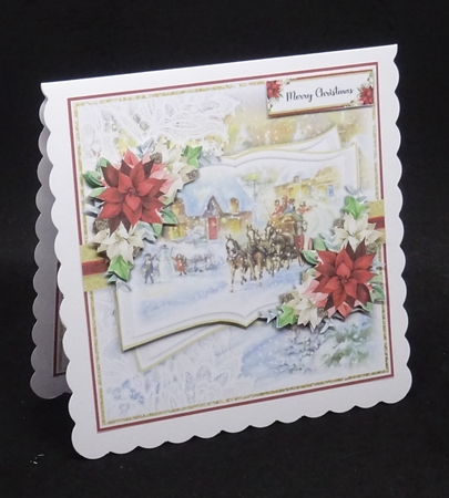 Christmas Horse and Carriage Open Book Bumper Kit by Joan Prince