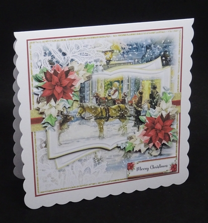 Christmas Horse and Carriage Open Book Bumper Kit by Joan Prince