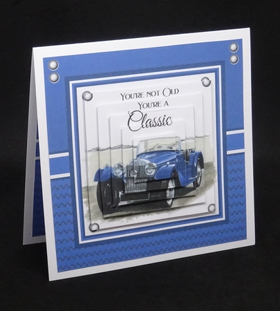 8x8 Classic Blue Mini Kit - x6 A4 sheets   by Joan Prince