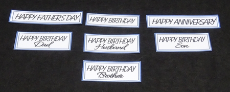 8x8 Classic Blue Mini Kit - x6 A4 sheets   by Joan Prince