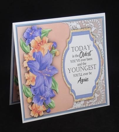 8x8 Mini Kit, Lilys and Quote by Joan Prince