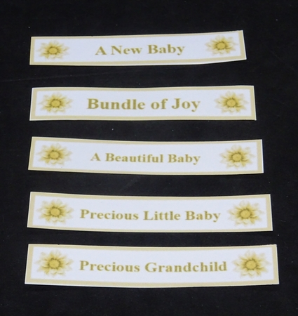 Baby Unisex Neutral Elephant Decoupage Mini Kit by Joan Prince