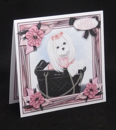 Glamour Pup  Mini Kit #1   NO DECOUPAGE** by Joan Prince