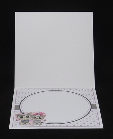 8x8 Cute Pooches Blank Insert  by Joan Prince