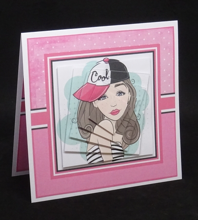 8x8 Cool Teenager Mini Twisted Pyramage Kit - x4 A4 sheets  by Joan Prince