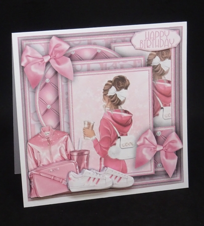 Birthday Sparkle 2 Mini Kit #2  NO DECOUPAGE**  by Joan Prince