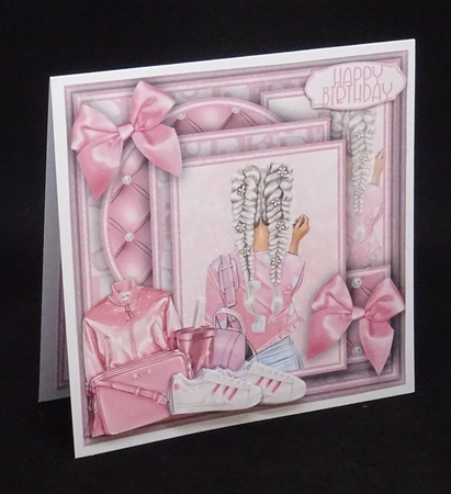 Birthday Sparkle 2 Mini Kit #4  NO DECOUPAGE**  by Joan Prince