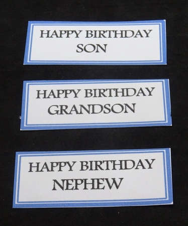 8x8 Super Star Guitar Boy Card Front Tag & Sentiments  by Joan Prince