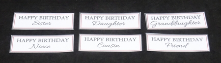 8x8 London Fashion Card Front & Sentiments  by Joan Prince