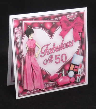 Fab At 50/60 Bumper Kit  includes 2 card fronts for 50 and 60** by Joan Prince