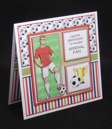 8x8 Arsenal Decoupage Mini Kit - x5 A4 sheets  by Joan Prince
