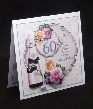 Female 60th Birthday in Lilac by Joan Prince