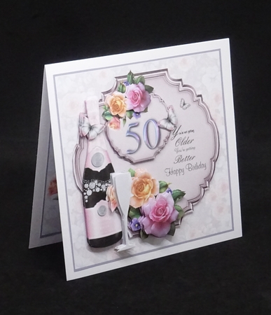 Female 50th Birthday in Lilac by Joan Prince