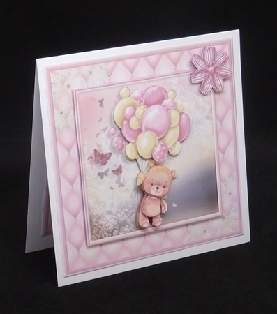 Bear With Balloons Girl (Multi-Use) Mini Kit by Joan Prince