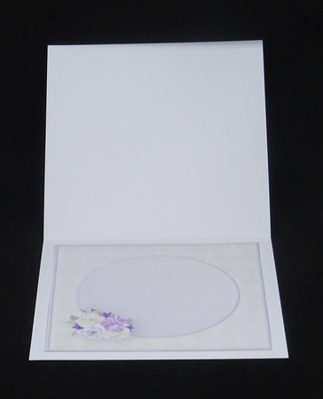 Lilac and Cream Posy - Decoupage Card Mini Kit by Joan Prince