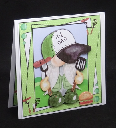 8x8 Mini Kit, Gorgeous Barbeque Gnome  by Joan Prince