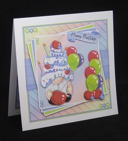 Blueberry Birthday Cake Gnome Mini Kit by Joan Prince