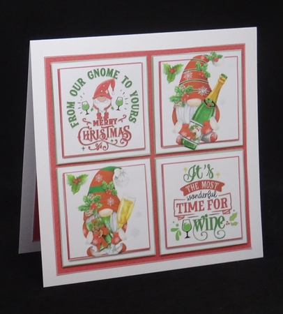 8x8  From our Gnome to yours merry Christmas mini kit by Joan Prince
