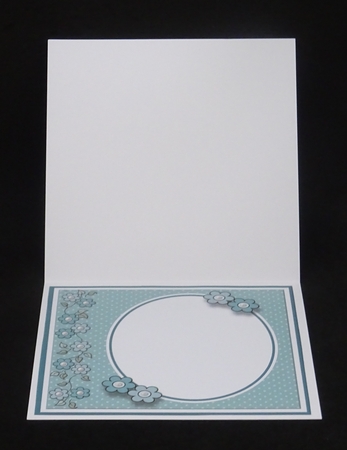 8x8 Green Passion Handbag Card Insert & Gift Card  by Joan Prince