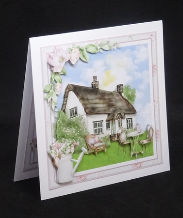 COUNTRY COTTAGE - new house, birthday, Mothers Day by Joan Prince