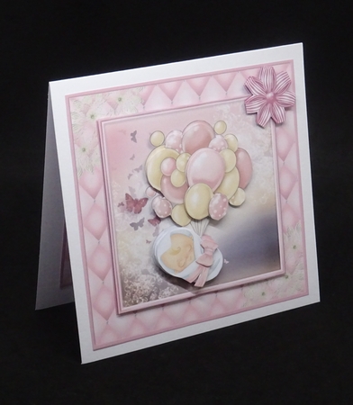 Baby With Balloons Girl (Multi-Use) Mini Kit by Joan Prince