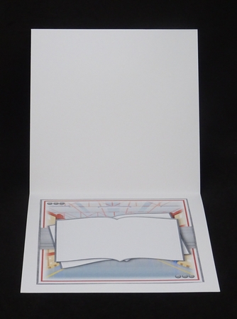 Red Forklift Truck Open Book by Joan Prince