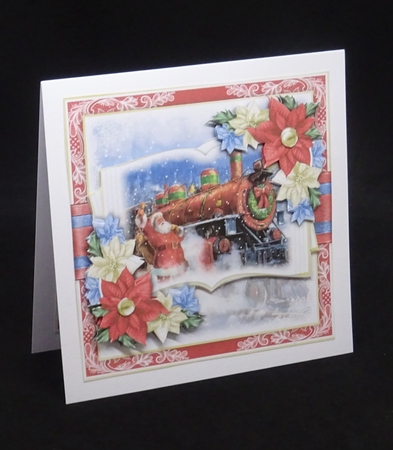 Santa Express Train Open Book Bumper Set by Joan Prince