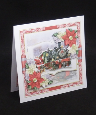 Santa Express Train Open Book Bumper Set by Joan Prince