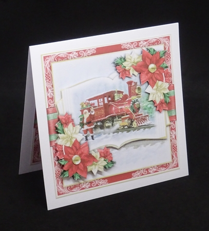 Santa Express Train Open Book Bumper Set by Joan Prince
