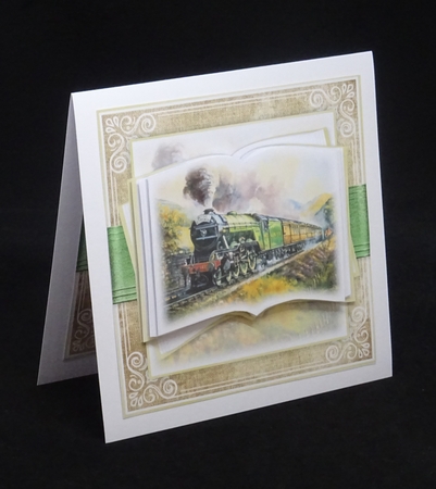 The Steam Train Open Book Bumper Set by Joan Prince