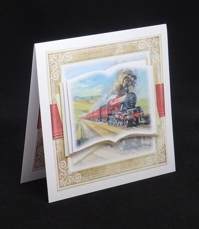 The Steam Train Open Book Bumper Set by Joan Prince