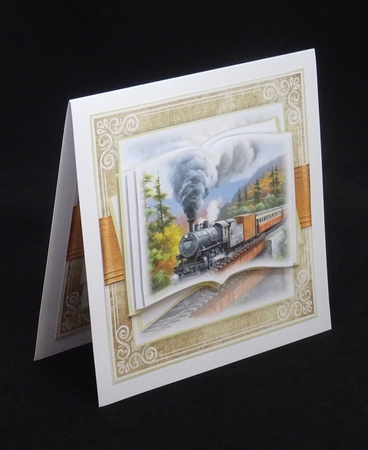 The Steam Train Open Book Bumper Set by Joan Prince