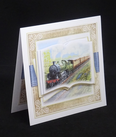 The Steam Train Open Book Bumper Set by Joan Prince