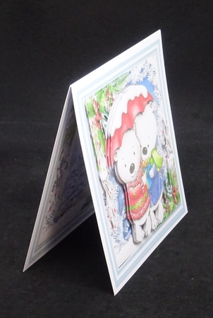 7x7 Mini Kit, Polar Bears Snow by Joan Prince
