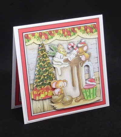 8x8 Mini Kit, Christmas Mice Shake by Joan Prince
