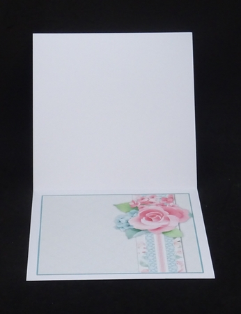 With Deepest Sympathy Card Front with Decoupage and Insert by Joan Prince