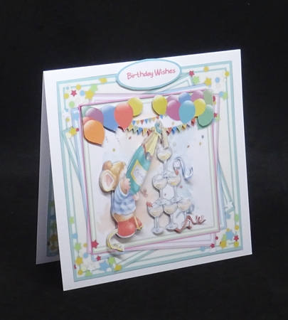 7x7 Mini Kit , Lets Celebrate , Mouse by Joan Prince